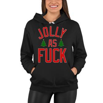 Jolly Af Funny Christmas Tshirt Women Hoodie - Monsterry DE