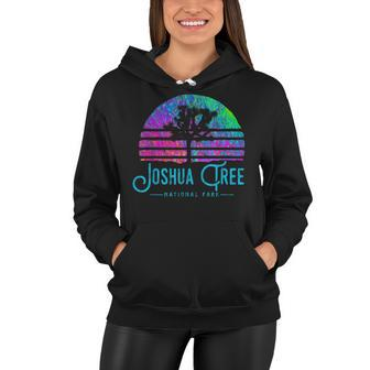 Joshua Tree National Park Psychedelic Festival Vibe Graphic Women Hoodie - Seseable