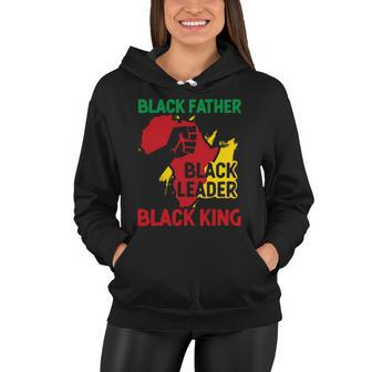 Juneteenth Day Black Father Black History Gift For Dad Fathers Day Women Hoodie - Monsterry UK