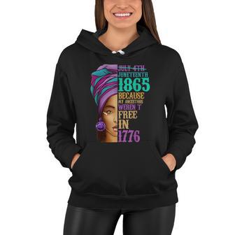 Juneteenth Shirt Women Juneteenth Shirts African American Women Hoodie - Monsterry DE