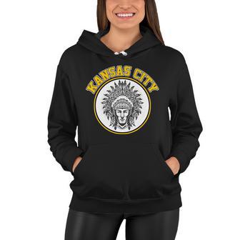 Kansas City Football Vintage Retro Kc Logo Tshirt Women Hoodie - Monsterry DE