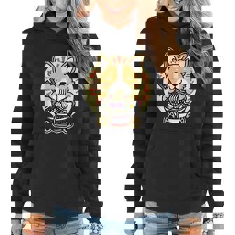 Kawaii Ramen Cute Anime Dog Corgi Japanese Noodles Drk Women Hoodie - Thegiftio