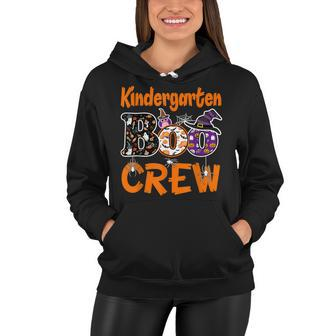 Kindergarten Boo Crew Teacher Student Halloween Costume 2022 Women Hoodie - Seseable