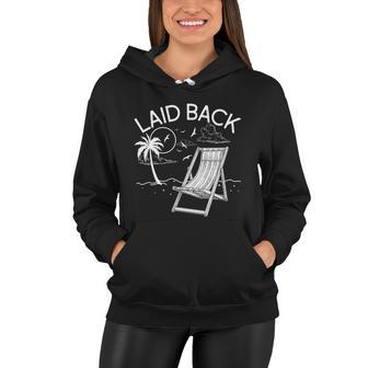 Laid Back Beach Vacation Time Women Hoodie - Monsterry