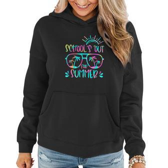Last Day Of School Schools Out For Summer Teacher Vintage Graphic Design Printed Casual Daily Basic Women Hoodie - Thegiftio UK