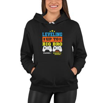 Leveling Up To Big Bro 2023 Pregnancy Announcement Funny Women Hoodie - Monsterry CA