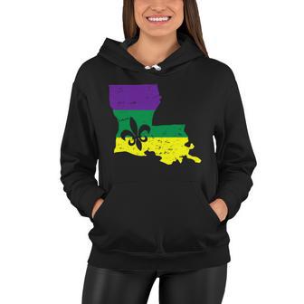 Louisiana Mardi Gras Tshirt Women Hoodie - Monsterry DE