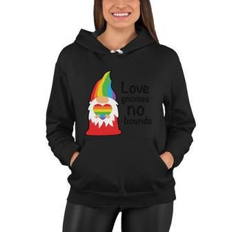 Love Gnomes No Bounds Pride Month Lgbt Women Hoodie - Monsterry