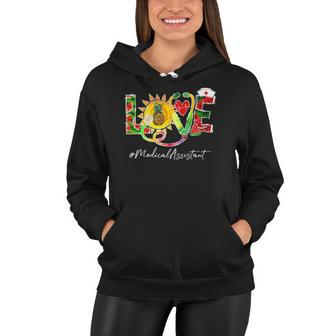 Love Medical Assistant Watermelon Pineapple Summer Vibes Women Hoodie | Mazezy