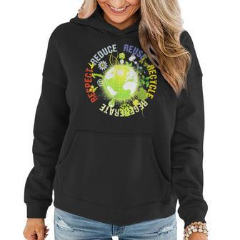 Love World Earth Day 2022 Mother Earth Day Everyday V2 Women Hoodie Graphic Print Hooded Sweatshirt - Thegiftio UK