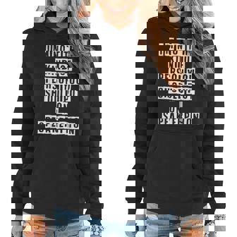Lovely Funny Cool Sarcastic Im Not The Kind Of Person You Women Hoodie - Thegiftio