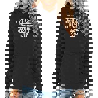 Lovely Funny Cool Sarcastic My Hamster Thinks Im Cool Women Hoodie - Thegiftio