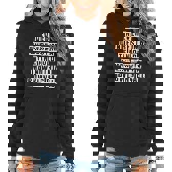 Lovely Funny Cool Sarcastic Never Underestimate An Old Man Women Hoodie - Thegiftio UK