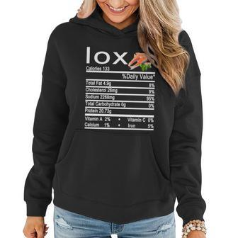 Lox Nutrition Facts Label V2 Women Hoodie - Thegiftio UK