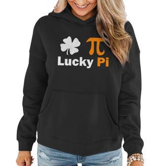 Lucky Pi St Patricks Day Clover T-Shirt Graphic Design Printed Casual Daily Basic Women Hoodie - Thegiftio UK