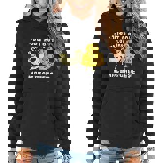 Mac And Cheese Just A Boy Who Loves Mac And Cheese Gift Graphic Design Printed Casual Daily Basic Women Hoodie - Thegiftio UK