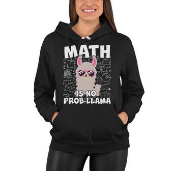 Math Is No Probllama Women Hoodie - Monsterry DE