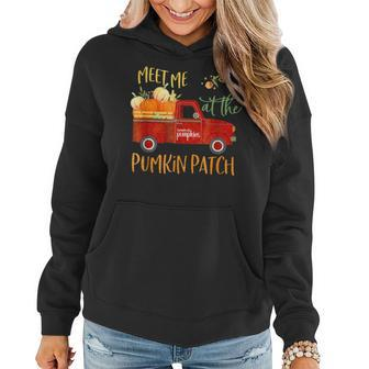 Meet Me At The Pumpkin Patch Farm Fresh Women Hoodie Graphic Print Hooded Sweatshirt - Thegiftio UK