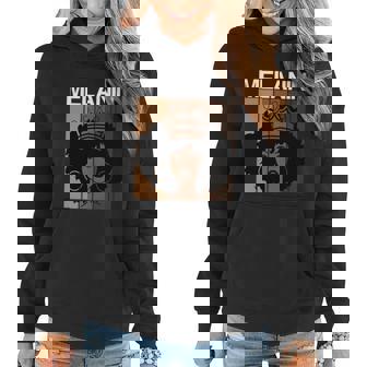 Melanin Queen Shades African American Strong Black Afro Gift Graphic Design Printed Casual Daily Basic Women Hoodie - Thegiftio