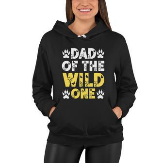 Mens Dad Of The Wild One Toddler 1St Birthday Leopard Dad Boy Women Hoodie - Monsterry