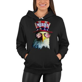 Merica Usa Eagle Women Hoodie - Monsterry CA