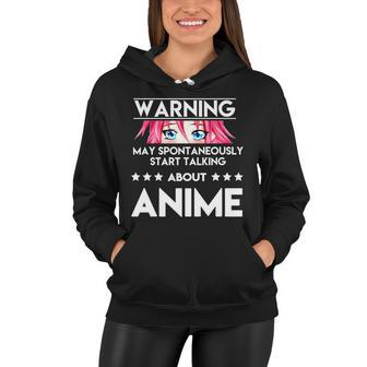 Might Start Talking About Anime Women Hoodie - Monsterry