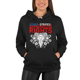 Mind Your Own Uterus Stars Stripes Reproductive Rights Women Hoodie - Monsterry AU