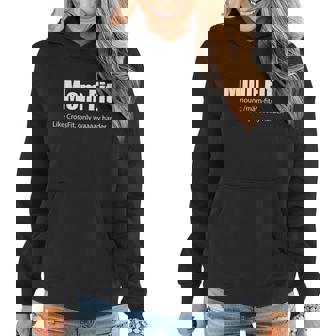 Mom Fit Like Crossfit But Waaaay Harder Graphic Design Printed Casual Daily Basic Women Hoodie - Thegiftio