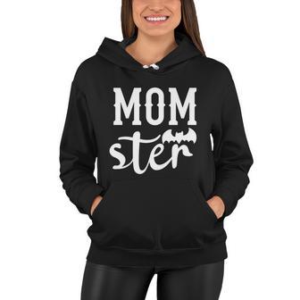 Mom Ster Bat Funny Halloween Quote Women Hoodie - Monsterry