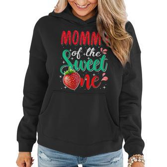 Mommy Of The Sweet One Birthday Party Theme Matching Family Women Hoodie - Thegiftio UK