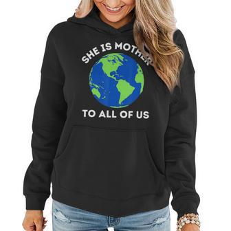 Mother Earth - Happy Earth Day Save The Planet Environmental Pullover Long Sleeve Women Hoodie - Thegiftio UK