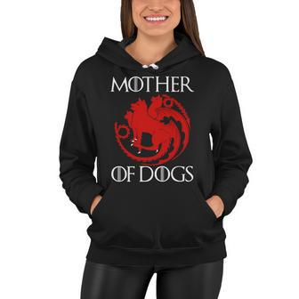 Mother Of Dogs Emblem Women Hoodie - Monsterry