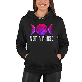 Not A Phase Bi Pride Bisexual Women Hoodie - Monsterry CA
