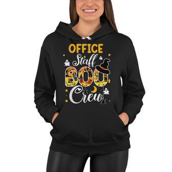 Office Staff Boo Crew Funny Halloween Matching Costume Women Hoodie - Seseable