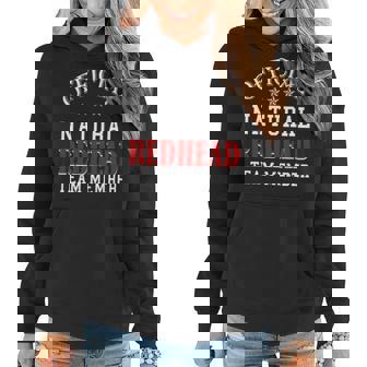 Official Natural Redhead Team Member Women Hoodie - Thegiftio UK