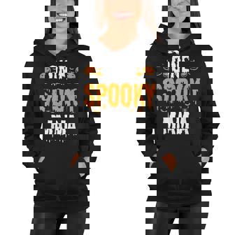 One Spooky Mama Mother Matching Family Halloween Women Hoodie - Seseable