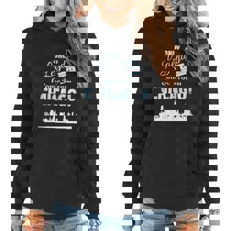 Only Legends Come From Chicago Chicago Skyline And Flag Art Women Hoodie - Thegiftio