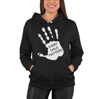 Orange Day Hand Every Child Matters Women Hoodie - Monsterry