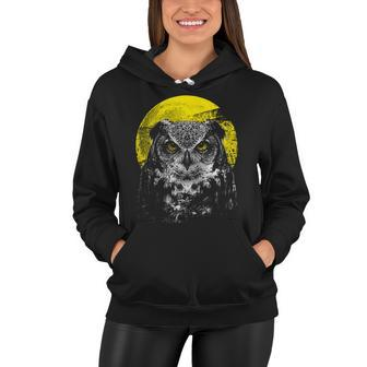 Owl Moon Light Tshirt Women Hoodie - Monsterry DE