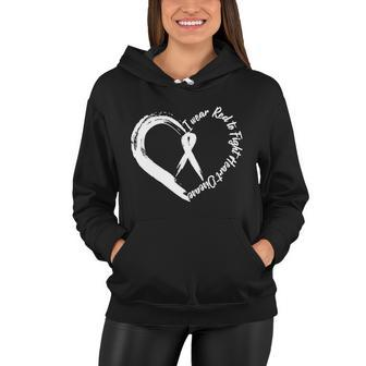 Painted I Wear Red To Fight Heart Disease Women Hoodie - Monsterry