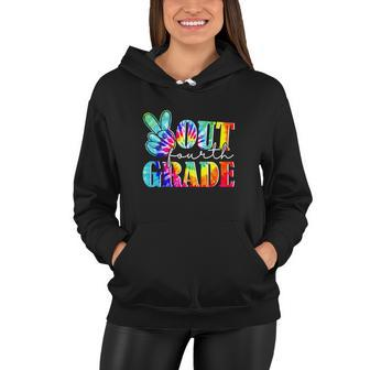 Peace Out 4Th Grade Class Of 2022 Graduation V2 Women Hoodie - Monsterry CA