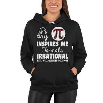 Pi Inspires Me Funny Pi Day 314 Tshirt Women Hoodie - Monsterry