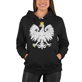 Poland Pride Vintage Eagle Tshirt Women Hoodie - Monsterry UK