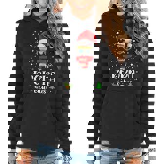 Poppa Claus Santa Claus Xmas For Dad Grandpa Women Hoodie Graphic Print Hooded Sweatshirt - Thegiftio UK