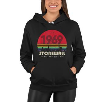 Pride 50Th Anniversary Stonewall 1969 Was A Riot Lgbtq Women Hoodie - Monsterry