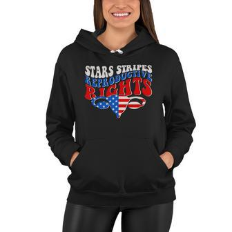 Pro Roe Stars Stripes Reproductive Rights Women Hoodie - Monsterry UK