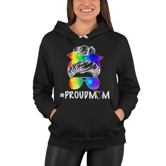 Proud Mom Lgbt Rainbow Pride Women Hoodie - Thegiftio UK