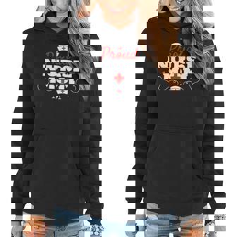 Proud Nurse Mom V2 Women Hoodie - Thegiftio