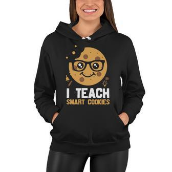 Proud Teacher I Teach Smart Cookies Graphic Plus Size Shirt For Teacher Female Women Hoodie - Monsterry UK