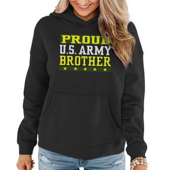 Proud US Army Brother T-Shirt Graphic Design Printed Casual Daily Basic Women Hoodie - Thegiftio UK